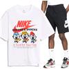 Nike Pantaloncini NIKE uomo T-shirt maglia bianca S M L XL estivi Completo Bermuda