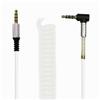 Cavo Prolunga Aux a Spirale Mini Jack 3,5mm Audio Angolo Retto 1mt Stereo