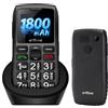 artfone C1+ Nero - Telefono Cellulare per Anziani con Tasti Grandi丨Volume alto丨F