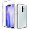 YXINDAFU Cover per Xiaomi Redmi Note 8 Pro,Trasparente 360 gradi Antiurto cas...