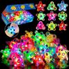BOMBONIERE FESTA 24 PEZZI RIEMPITRICI BORSE LUCE LED BRACCIALETTI DECORATIVI EVE
