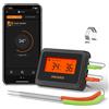 TERMOMETRO CUCINA DIGITALE BLUETOOTH A DOPPIA SONDA PER CARNE E BARBECUE