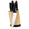 Berlinger Haus Set di coltelli in bambù BERLINGER HAUS Black Rose BH-2752, 6 pezzi, con ceppo.