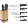 Berlinger Haus Set di coltelli in ceppo di bambù, 6 pezzi, BERLINGER HAUS Antracite BH-2968