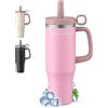 Outdouse pro 1200ml Tazza Termica con Cannuccia,Bevande Calde, Fredde per Acqua, Rosa | OUTDO