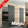 terno scorrevoli BINARIO PER PORTA SCORREVOLE a scomparsa MAGIC2 1100 FLUID - TERNO SCORREVOLI