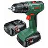 Bosch Bosch Easydrill 18V-40 Trapano del cacciavite ( + 2xBatteries 2.0AH) + 1xa