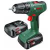 Bosch EasyDrill 18V-40 (2x 1,5Ah) + trapano avvitatore AL18V-20 in valigetta
