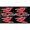 Senza marchio Adesivi moto decalcomanie per BMW F900 R vinile laminato rosso