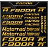Senza marchio Adesivi moto decalcomanie per BMW F900 R vinile laminato giallo