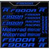 Senza marchio Adesivi moto decalcomanie per BMW F900 R vinile laminato blu