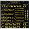 Senza marchio Adesivi moto decalcomanie per BMW F900 R vinile laminato oro