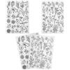 Water Soluble Embroidery Stabilizer Multi Color Sew Fabric Sheets