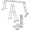 kraft dele Alluminio 4,6m Multifunktionsleiter 4x4 Scala Multiuso Aluleiter Con Plattform &