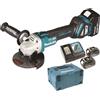 Makita Smerigliatrice angolare 2 batterie 5,0ah 18v ø mm.125/115 (dga513rtj)