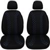 BREMER SITZBEZÜGE Coprisedili per auto compatibili con Ford Tourneo Transit Custom conducente e passeggero dal 2012 al 2022 / set di 2 coprisedili per auto, colore nero/blu