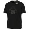 DIESEL T-Just-E17-Out T-Shirt Uomo XL Nero Cotone Girocollo Manica Corta
