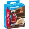 PLAYMOBIL Special Plus 71161 Pizzaiolo per Gli Amanti della Pizza per Bambini da