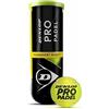 Dunlop 3 Tubi Palline Dunlop Pro Padel - Approvata dalla Federazione Internazionale