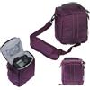 Navitech Purple Camcorder Bag For Sony DCR-DVD108 DVD Handycam Camcorder