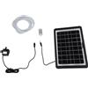 Kit Pompa Acqua Fontana per solare 9V 6W 10W Pannello 5V DC Pompa 240L H con