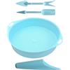 Blue Plastic Succulent Care Gardening Tools Set with Soil Sifting Pan