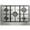 Indesit Piano cottura gas 5 zone THP 751 W IX I IT 1 Inox (75cm)