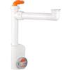 Lira spa SIFONE LIRA SPAZIO 1 NT ISPEZIONABILE PER LAVELLI CUCINA AD 1 VASCA BIANCO