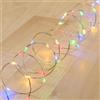 Rebeca Shop 2 MICROLED CATENA LINEARE 50 LED MULTICOLOR 5M BATTERIA 3 GIOCHI DI LUCE NATALE