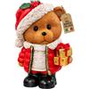 Akitaink Orso Natalizio Decorativo Pacchi Regalo in Resina 39 cm
