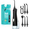 COSLUS C20 Idropulsore Dentale Portatile, Serbatoio Più Grande 300Ml | Irrigator