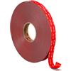 VHB 3M Nastri Adesivi Vhb ad Ottima Resistenza 4991F - Ottima Adesione Su Alluminio, Acciaio Inossidabile, Acciaio Galvanizzato, Policarbonato, Abs - 19 Mm X 5.5 M, Grigio, Spessore: 2.3 Mm (1 Pezzo)