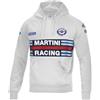 SPARCO MARTINI RACING FELPA CON CAPPUCCIO 01279 HOODIE GRIGIA ORIGINALE