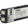 vhbw Batteria per Toshiba DK-T2404-DECT DKT2404-DECT 800mAh 2,4V