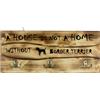 Art-Dog Border Terrier - un appendiabiti per cani, espositore per medaglie, decorazione