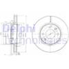 Delphi 2x Disco freno ventilato BG3800 DELPHI per KIA CARENS I MPV / Space wagon