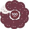 STEBRUAM 100 Pezzi Dischi Abrasivi 125mm Grana 800, Carta Vetrata Abrasiva 8 For