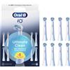 Oral-B Testine di Ricambio iO Ultimate Clean, Bianche, 8 Ricambi