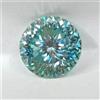 3-4 Cts Blu Creato IN Laboratorio Diamante Taglio Portoghese Per IN Certificato