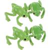 Light Green Frog Ear Clip Earrings Cute Animal Design Non Piercing Durable