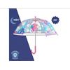 Ombrello Bambina Unicorno Trasparente Cupola Catarifrangente Antivento 67cm