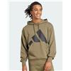 adidas Felpa Uomo Adidas Essentials Big Logo French Terry - Verde Militare