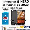 IPHONE 8 / SE 2020 DISPLAY iPHONE 8 / SE 2020 NERO - LCD TOUCH SCREEN FRAME PARI ORIGINALE GLS