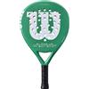 Wilson Blade Jr V4 Racchetta da Padel Amatoriale, Verde | Racchetta da padel a goccia per principianti e giocatori amatoriali, con potenza, controllo, stabilità e comfort
