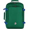 Invicta Zaino da Viaggio Freeway L Uomo Donna 47 L,Verde, 50 x 35 x 20 cm, Porta PC Laptop 15,6, Apertura a Conchiglia, Spallacci a Scomparsa