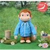 SEGA Curious George LL Peluche Hoodie Raro SEGA Blu 2026 38cm 14.96"