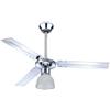 Zephir - ZFR3121X - Ventilatore a soffitto ø122 cm - luce + 3 pale - bianco