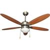 Zephir - ZFS9110M - Ventilatore a soffitto ø124 cm - luce + 5 pale - marrone