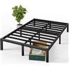 Zinus Elias Letto 160 x 190 cm - Altezza 36 cm con contenitore sotto - Struttura