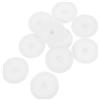 Reusable Durable Plastic Lint Roller Plug Accessories 10Pcs White for Clothes